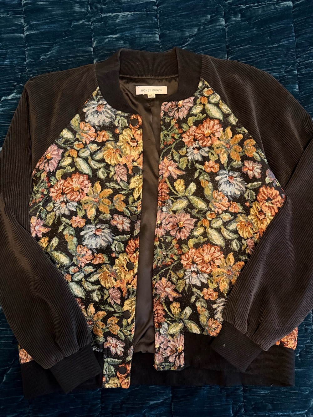 Floral Bomber Jacket
